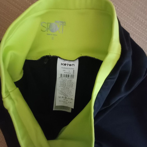 Woman Spor Biker Leggings like new, size S, black and green