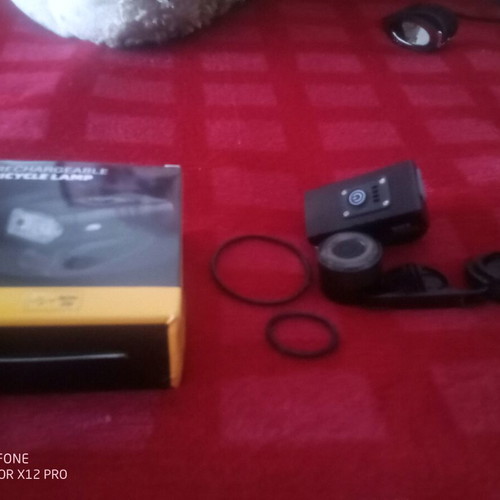 Front and rear bicycle lights like new
