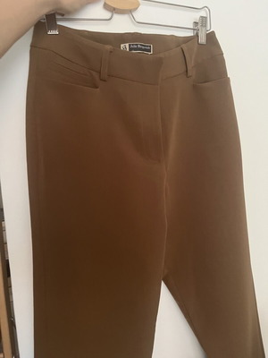 Julia Bergovich brown pants new, elastic waist
