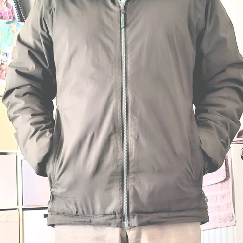 North Face jacket thick lining like new, size Medium, brown and green