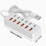 Φορτιστής με 12 θύρες USB καινούργιος, γρήγορης φόρτισης