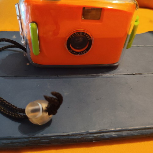 Waterproof film camera like new, unused for sea