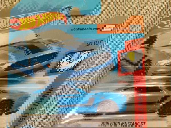 Ford Mustang GT (Μπλε) Μινιατούρα Hot Wheels Car Model (2018)