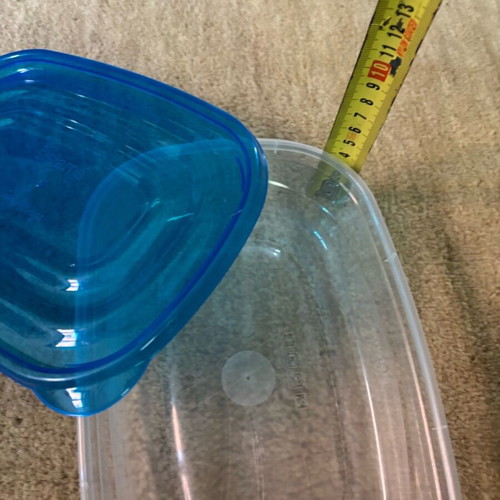 Sistema TakeAlongs food container used with blue lid 1.2 liters