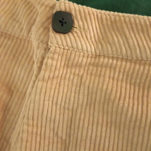 Reserved beige corduroy palazzo fit pants XL like new