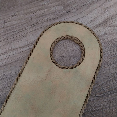 Wooden door decoration with rose handmade, new