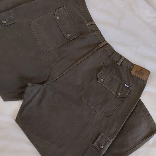 Vintage men's winter cargo pants Rodeo 4XL brown like new