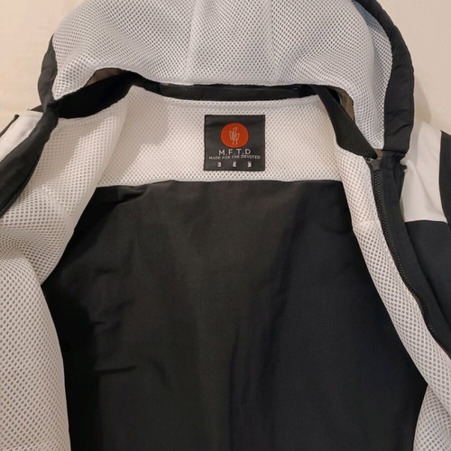 Men's MFTD windbreaker black-white like new, size S/2