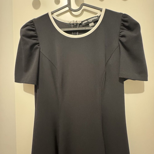 Karl Lagerfeld Black Dress Size 6 Like New