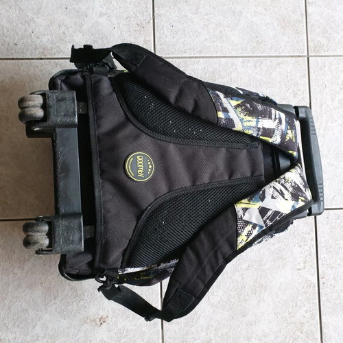 BackBag school bag used, wheeled with telescopic handle