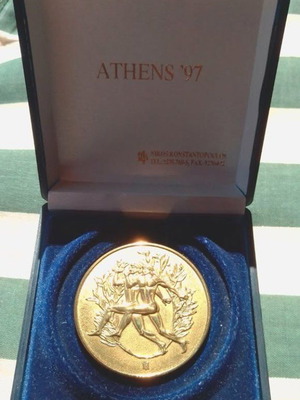 Μετάλλιο 6ου Διεθνούς Πρωταθλήματος Στίβου IAAF 1997 σαν καινούργιο