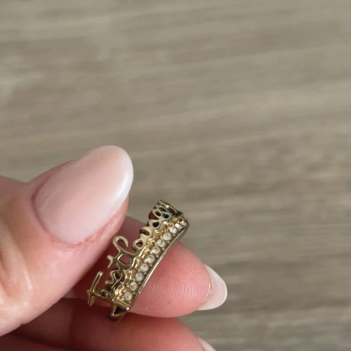 Just Cavalli ring collectible, gold, like new