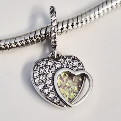 Pandora To My Beautiful Mother Double Charm Pendant new, silver