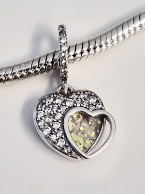 Pandora To My Beautiful Mother Double Charm Pendant new, silver