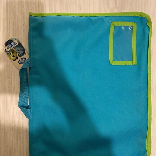 Disney Monsters University School Book Bag with Folder and Colouring Box new