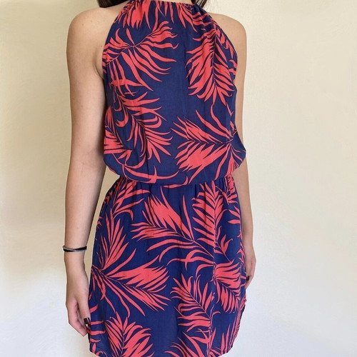 Floral dress blue pink like new