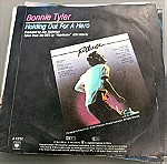  45 rpm δίσκος βινυλίου Bonnie Tyler holding out for a hero