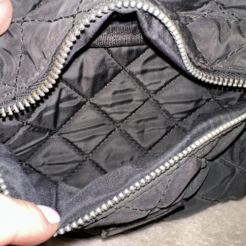 Pull&Bear Mini Backpack black quilted like new