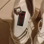 Dolce Domenico white shoes size 37 vintage used