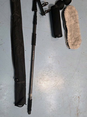 Proaim 12ft Carbon Fiber Boom Pole μεταχειρισμένο με deadcat και travel bag