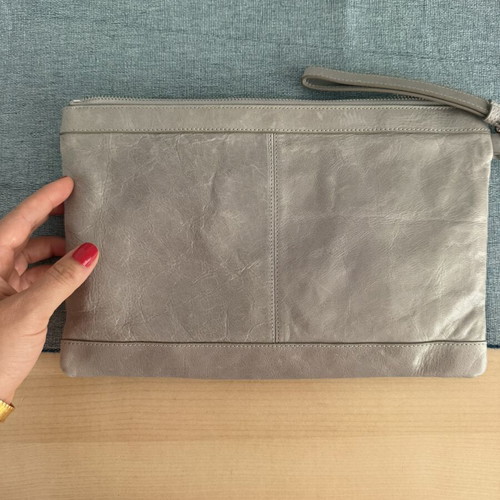 Balenciaga Paris light grey pouch used