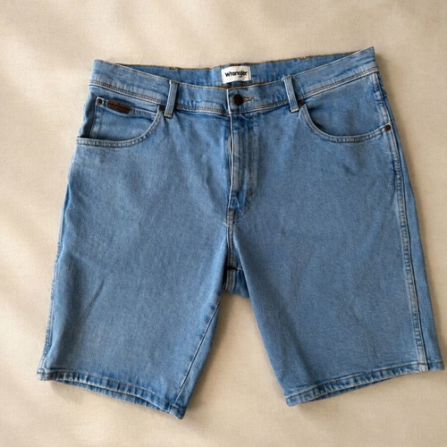 Wrangler denim jean bermuda shorts, blue, XL