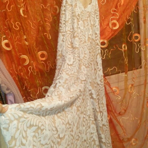 Gorgone wedding dress S-M like new, white