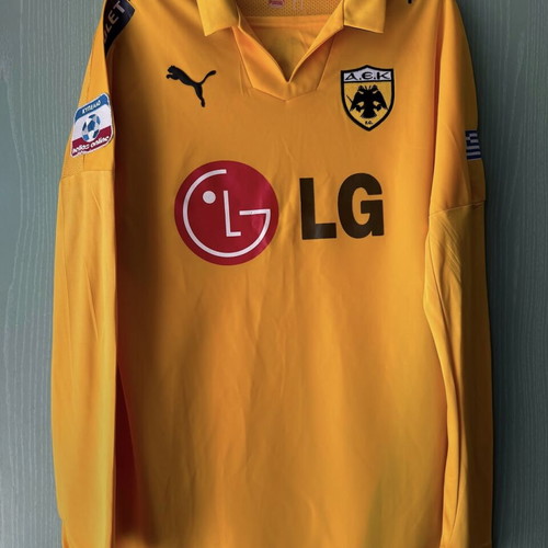 Matchworn Pantelis Kafes AEK jersey size medium like new