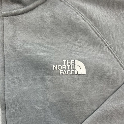 The North Face women's fleece jacket with hood, used, size L, gray