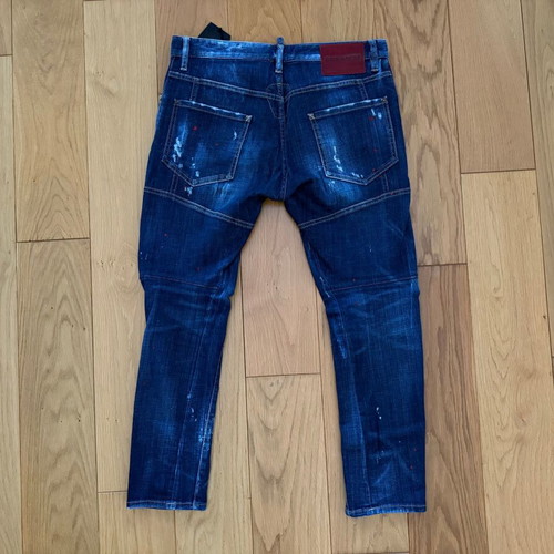 Dsquared2 Tidy Biker Jean S74LB0375 jeans new, size 48, blue