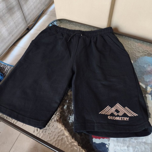 Men's Bermuda shorts like new, dark blue, sizes M L