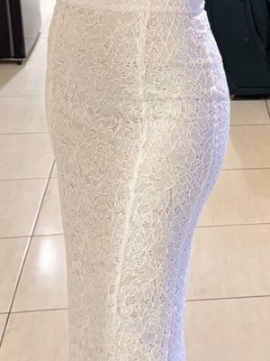 Trilogy dress white lace new, size small