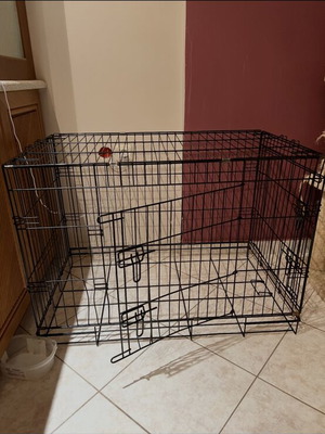 Dog cage foldable used 92x56x66 cm