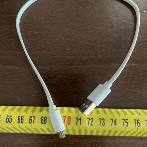 Micro USB to USB Cable 30 cm like new