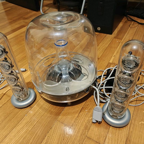 Harman Kardon SoundSticks II computer speakers with subwoofer like new