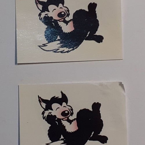 The Woods Family stickers used, pack of 17, vintage 25 years old