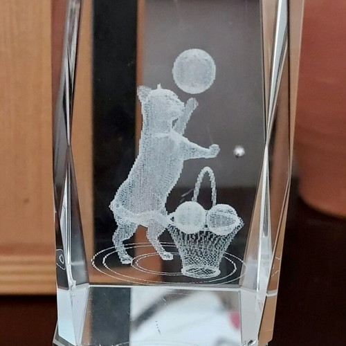 Decorative crystal pieces like new, set of 3