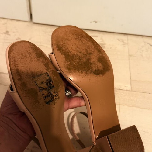 Tsoukalas Shoes beige sandals size 37 like new