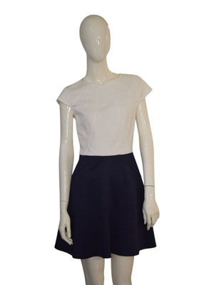 Ted Baker Color Block Skater Dress like new, size 2 US 6