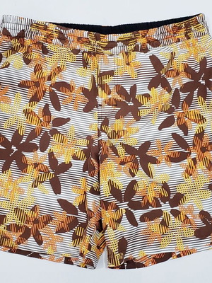 Speedo swim shorts used, size L, orange multicolor