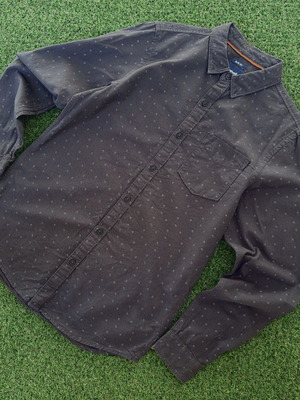Wrangler men's shirt dark gray like new, size S