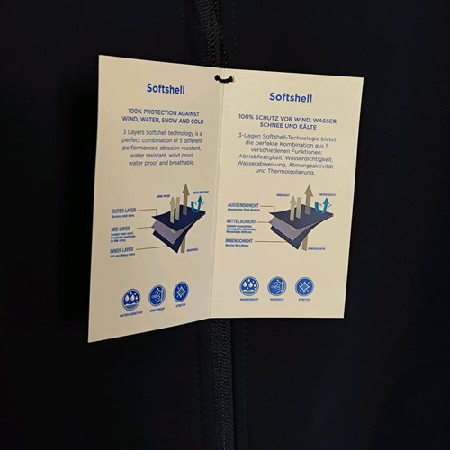 Softshell jacket Gildan new, size S, blue