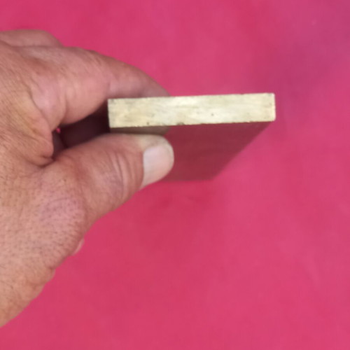 Solid brass plate, quality AA, 20×6×1 cm