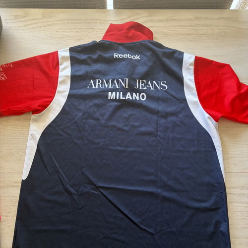 Vintage Armani Jeans Milano 2006-08 Reebok Training Shirt like new