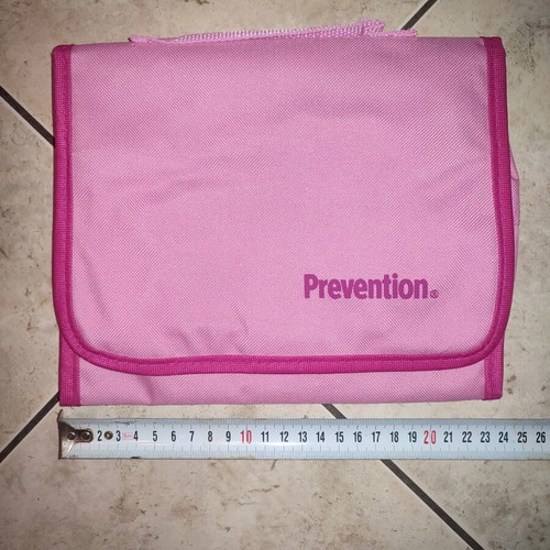 Large toiletry bag new, pink with 3 inner compartments