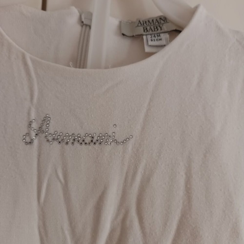 Armani Baby Dress like new, cotton with back zipper