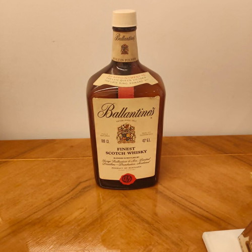 Ballantine's Finest Scotch Whisky 1.89L empty vintage bottle like new