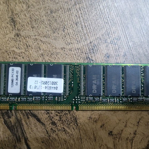 SDRAM 128 MB used