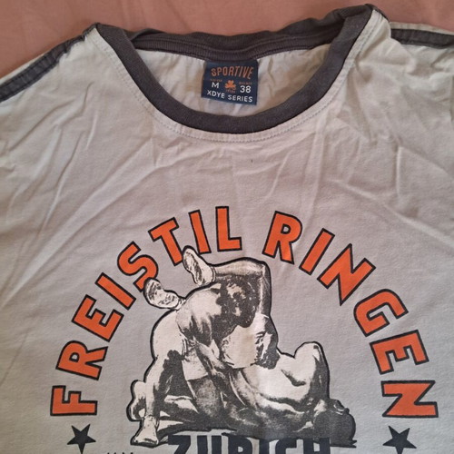Tshirt Pull & Bear used, size M, blue