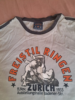 Tshirt Pull & Bear used, size M, blue
